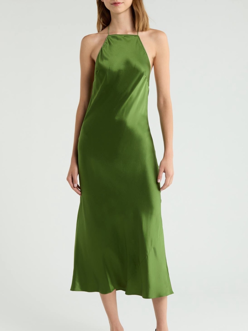 NWT Reformation 💚 Maripaz Sleeveless Silk Maxi Dress